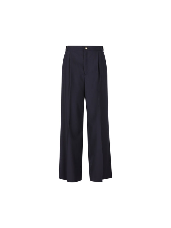 Taillat Pleated Wool Pants