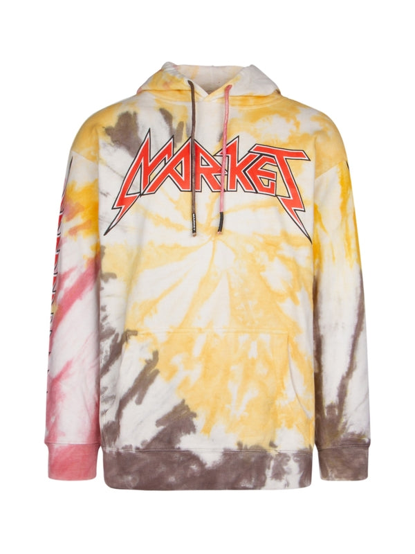 Tie-dye Print Pocket Hoodieie