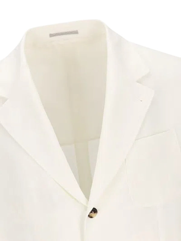 Single Breasted Linen Jacket