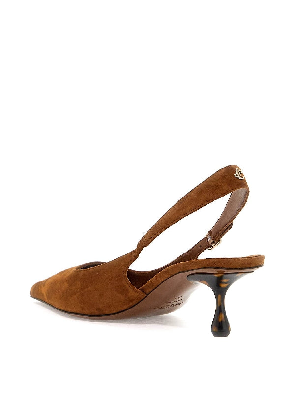 Amel Suede Slingback Heels - Jente