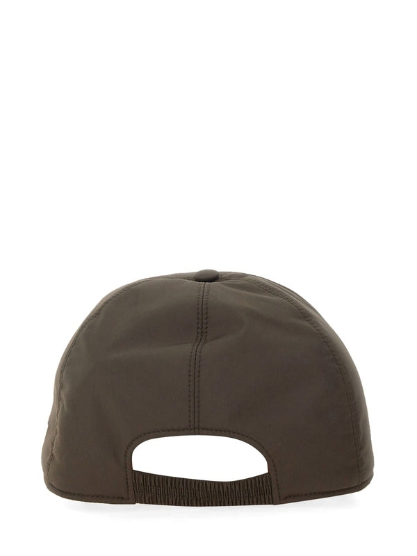 Brown Embroidered Ball Cap