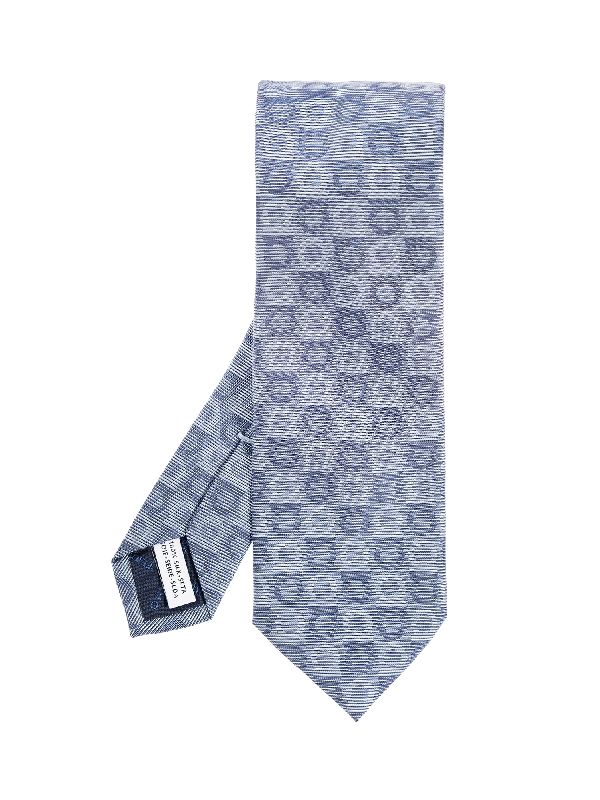 Gancini
  Jacquard Silk Tie