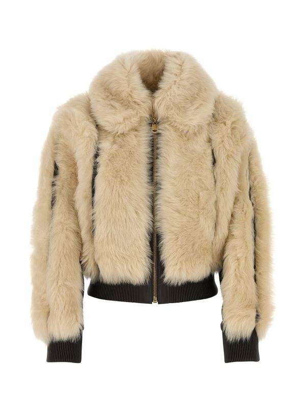 Shearling Bomber Jacket