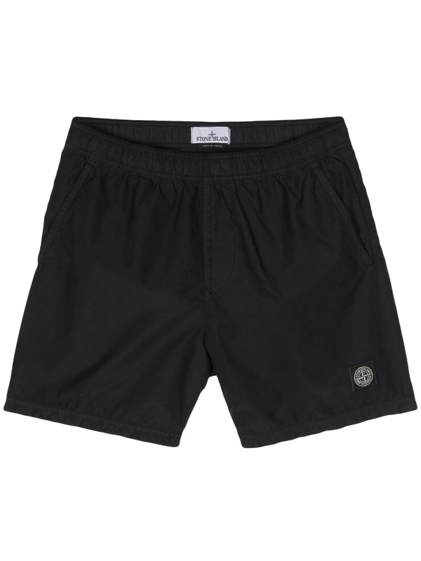 Stone Island Black Swim Shorts