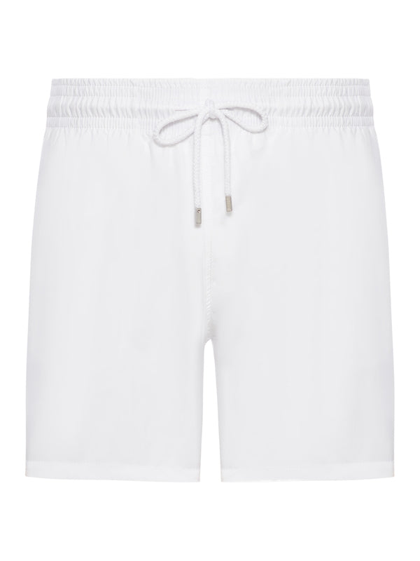 Back Logo Patch Drawstring Swim Shorts