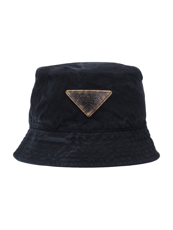 Prada Black Bucket Hat