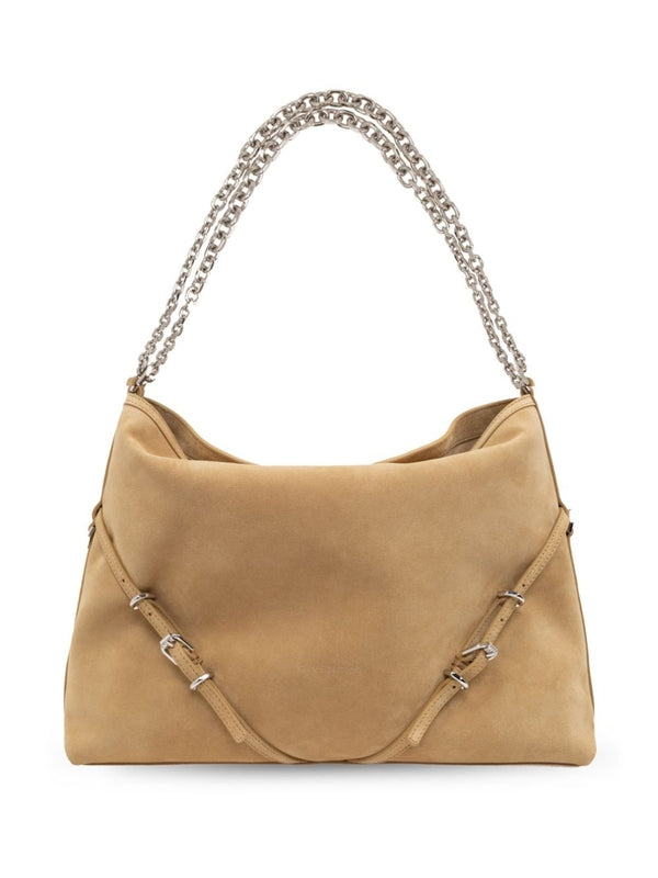 Voyou Suede Medium Shoulder Bag