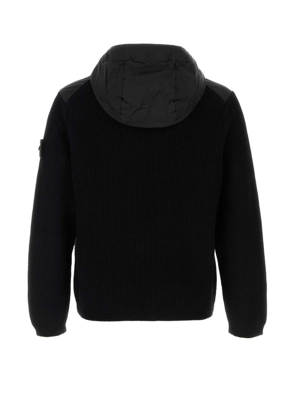 Wappen Patch Hybrid Hoodie Jacket