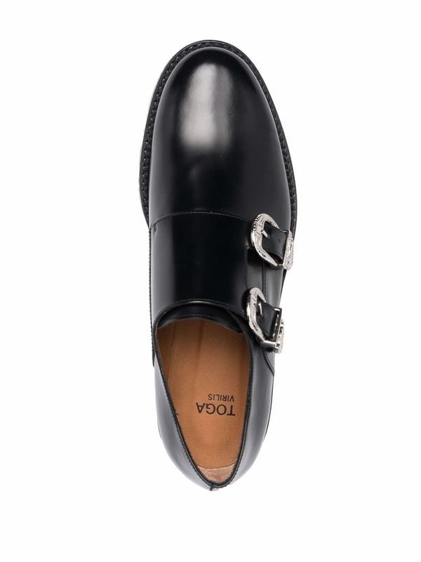 Leather Monkstrap Shoes