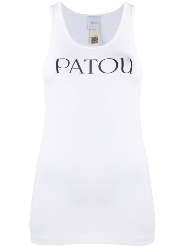 Patou White Sleeveless Top