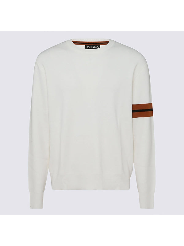 Z Zegna White Knitted