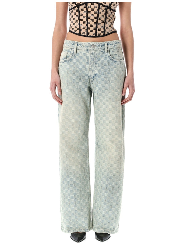 Miss Behave Sky Blue Denim Pants