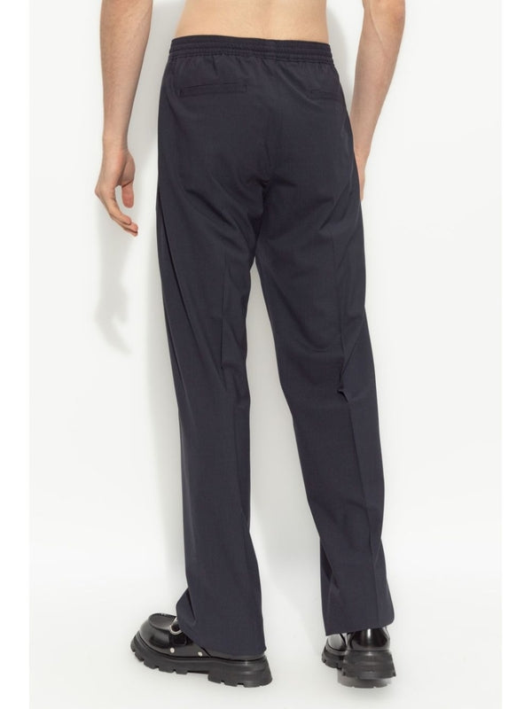 GIVENCHY - Wool Blend Banded Pants - Jente