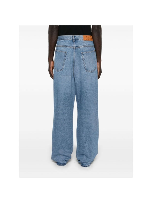 Straight Denim Pants