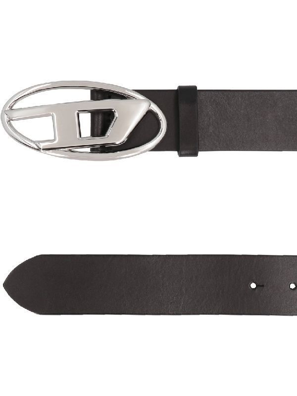 1dr Metal Logo Buckle Leather Belt