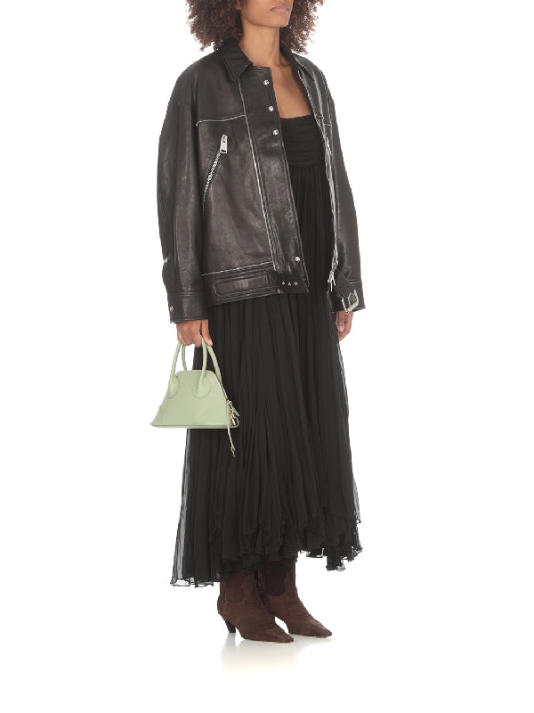 Lally Silk Bustier Dress