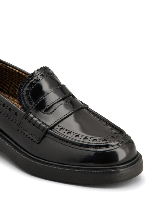 Brogue Detail Penny Loafers