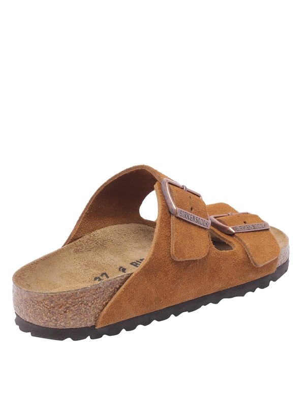 Arizona Buckle Suede Sandals