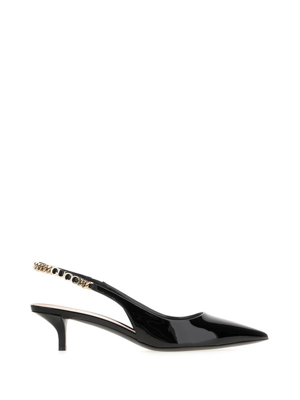 Signoria Patent Leather Slingback Heels