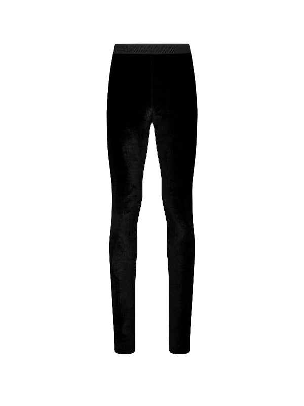 Logo Band Velvet Leggings