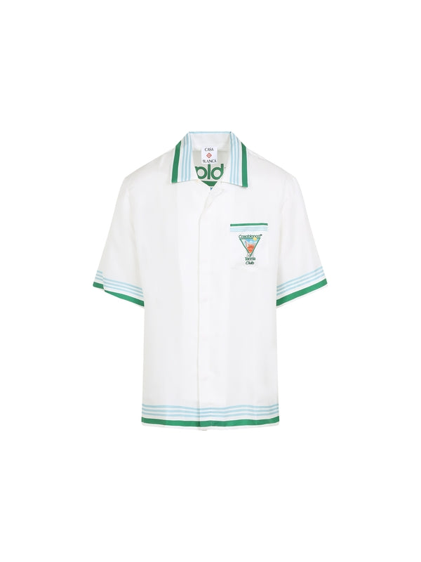 Pocket Logo Silk Short Sleeve Shirt