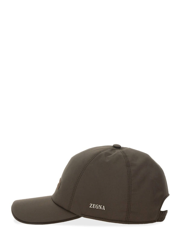 Brown Embroidered Ball Cap