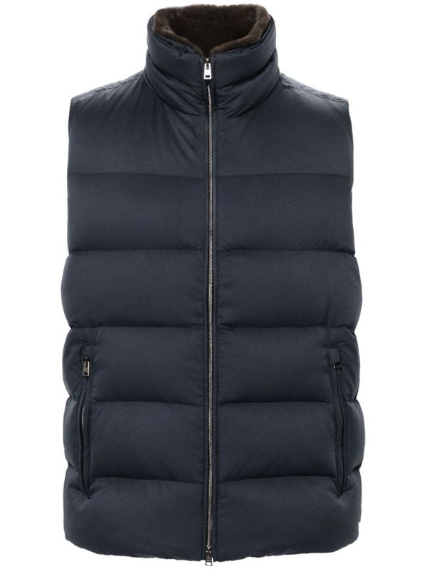 Herno - Quilted High Neck Padding Vest - Jente