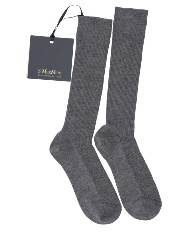 Ribbed Wool Socks