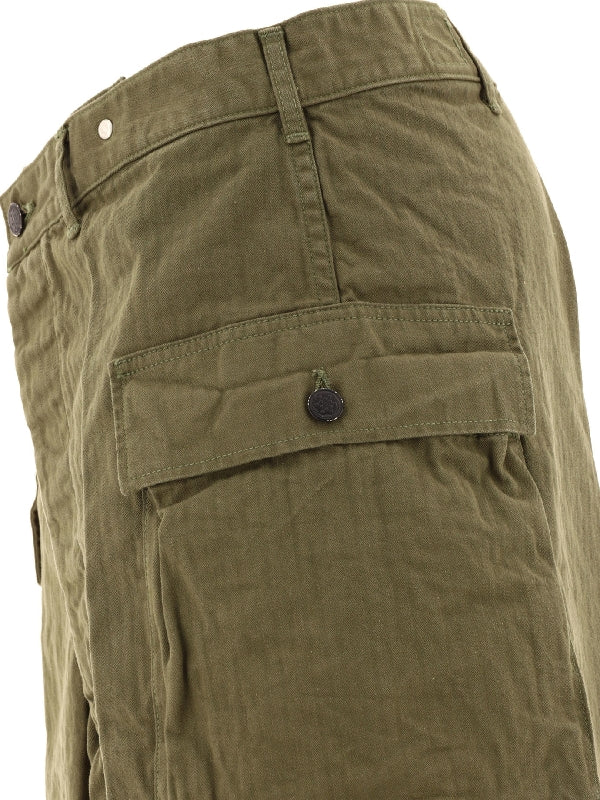 Cotton Cargo Bermuda Shorts