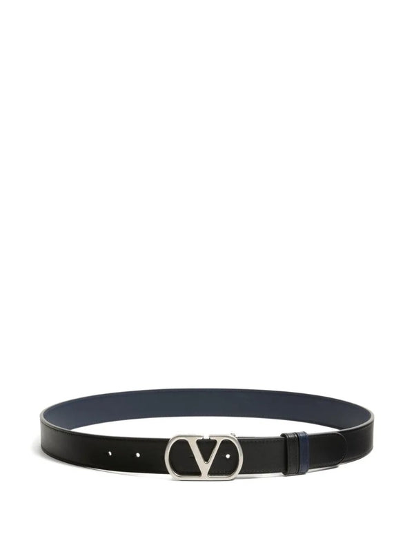 Valentino Black Leather Belts