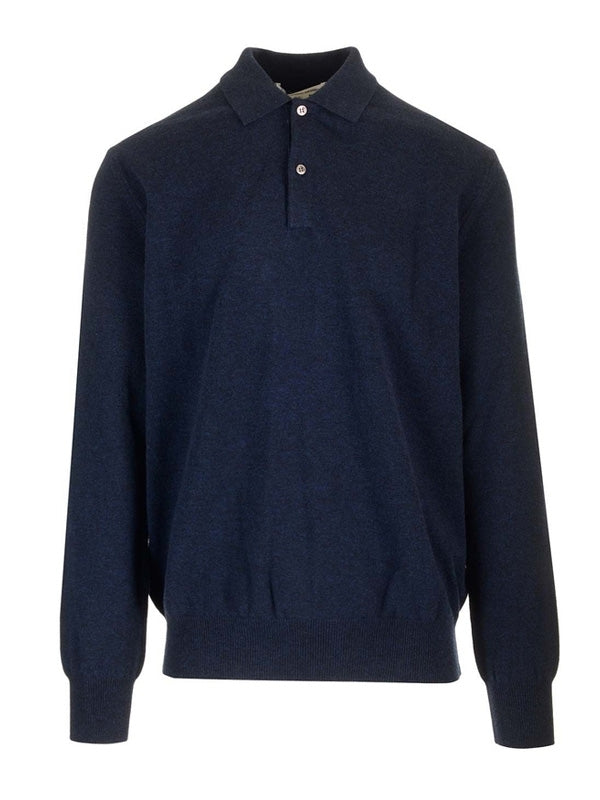 Wool Polo Sweater