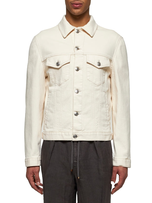 Brunello Cucinelli Coats Beige Trucker