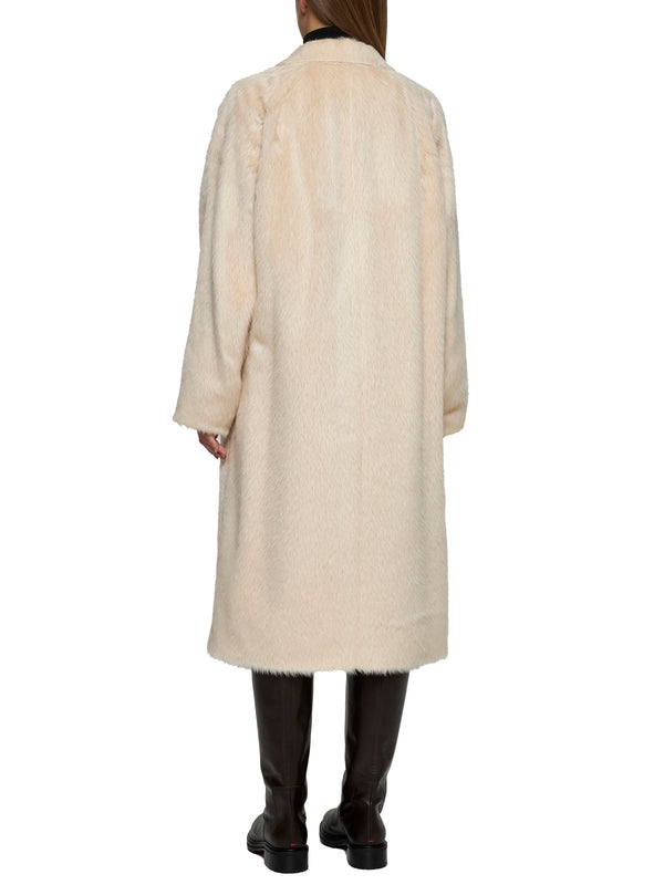 Xavier Alpaca Shearing Alpaca
  Wool Coat