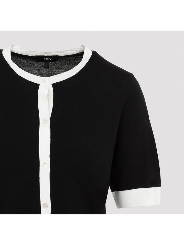 Theory - Short-sleeve Wool Cardigan - Jente
