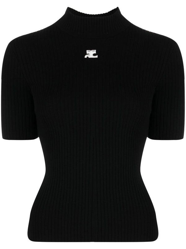 Courrèges Black Half Sleeve
