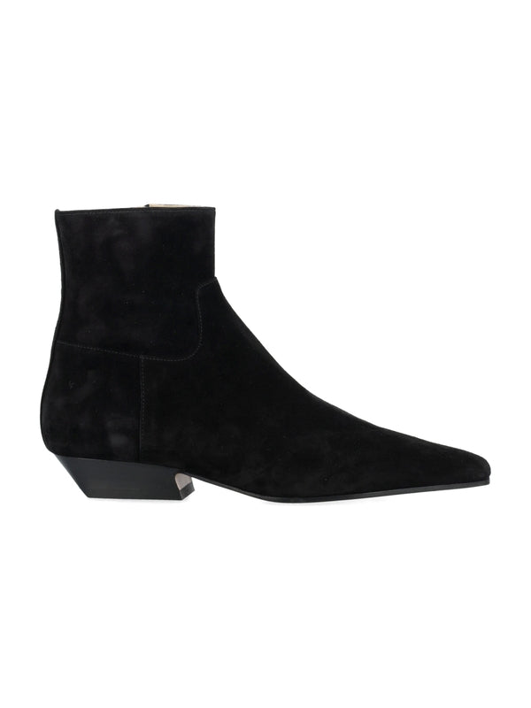 KHAITE - Marfa Suede Ankle Boots - Jente