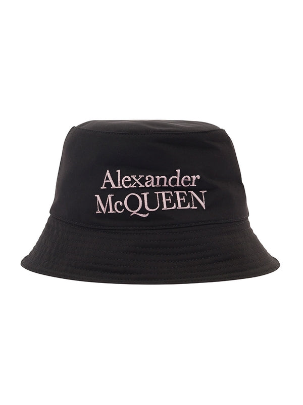 Alexander Mcqueen Black Bucket Hats