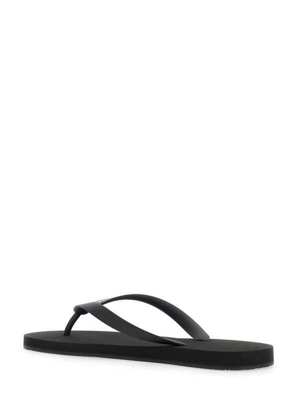 Balenciaga Black Flip Flops
