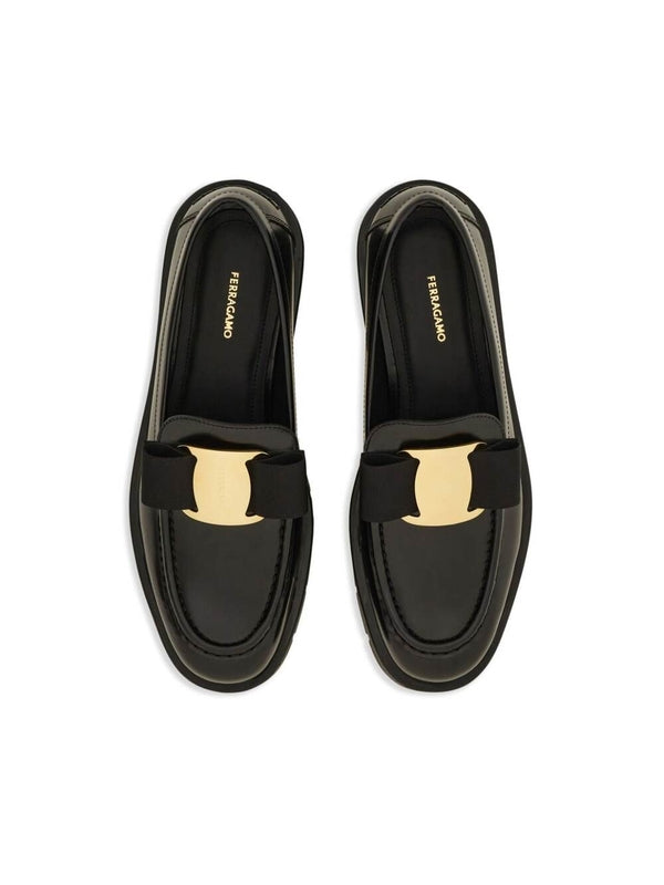 Vara Bow Leather Loafers