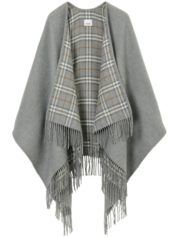 Wool Fringe Cape