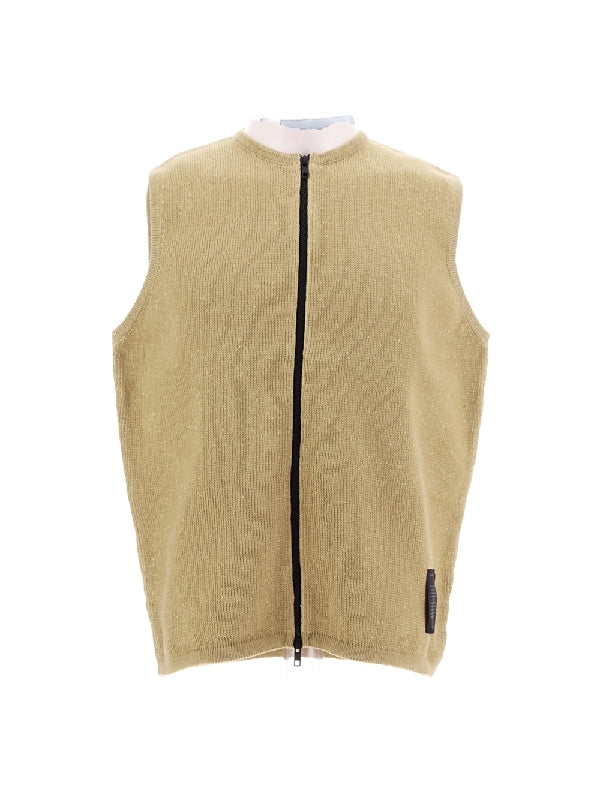 Aimless Compact Zip-Up Knit Vest