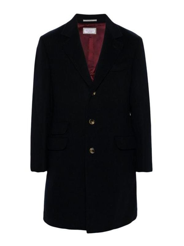 Single Breasted Wool Coat