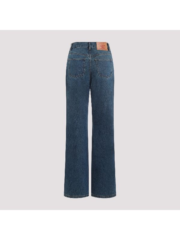 Evergreen Cutout Denim Pants