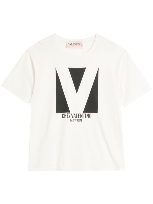 Valentino T-shirts and Polos White Half Sleeve