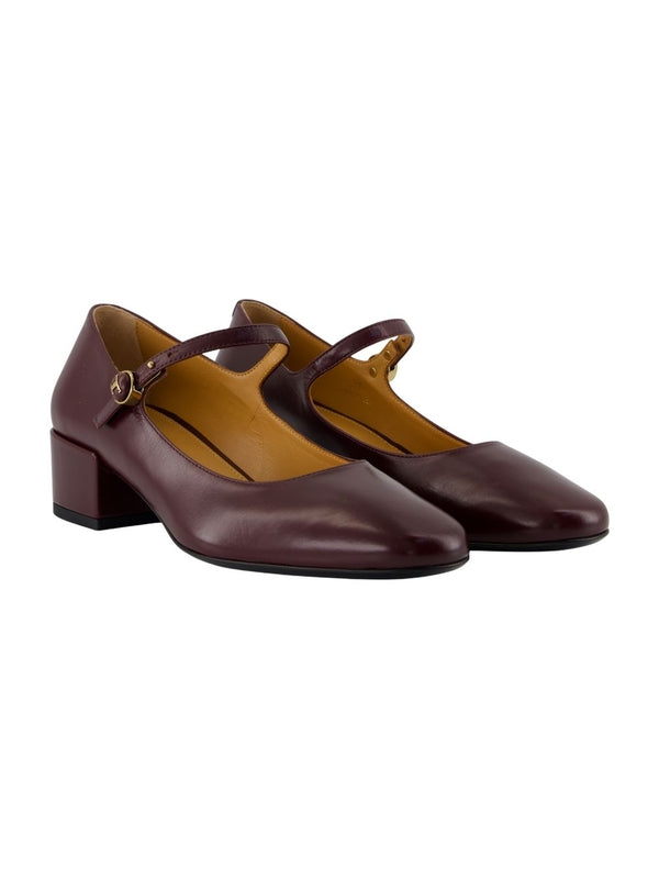 Tod'S Burgundy Pumps Heels
