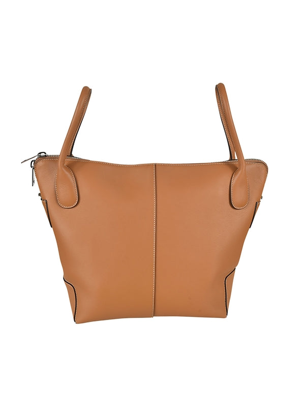TOD'S - Di Leather Medium Tote Bag - Jente