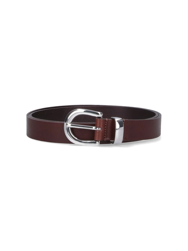 Sunflower Burgundy Leather Belts