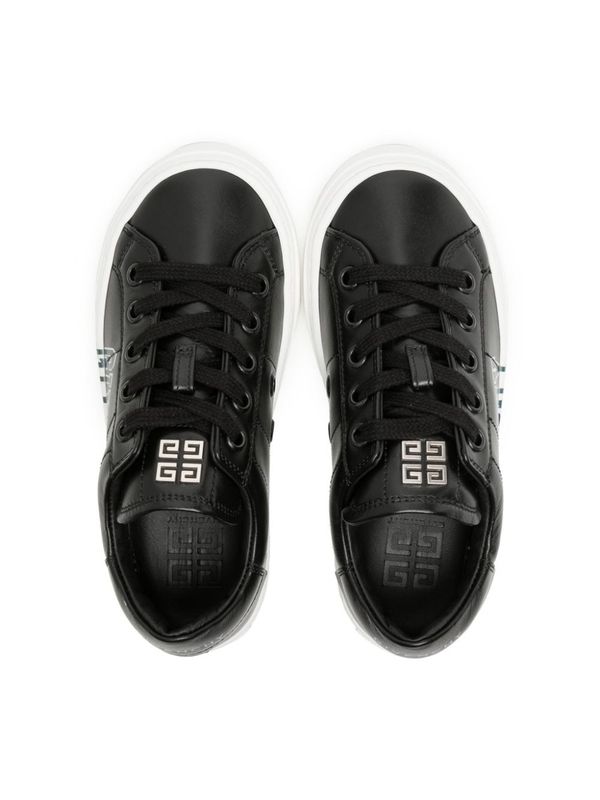 Logo Printed Lace Up Sneakers