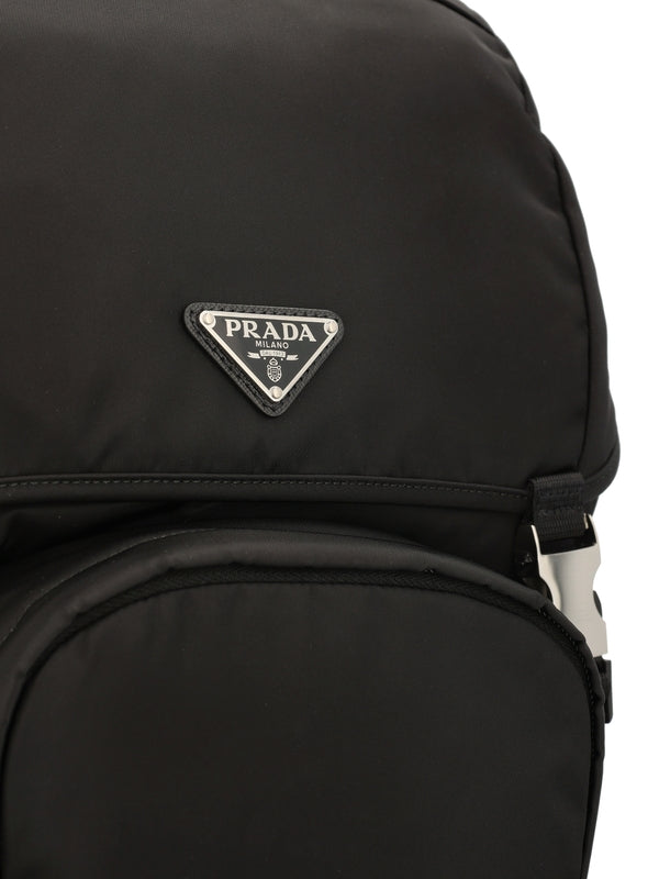 Triangle Logo Nylon Backpack