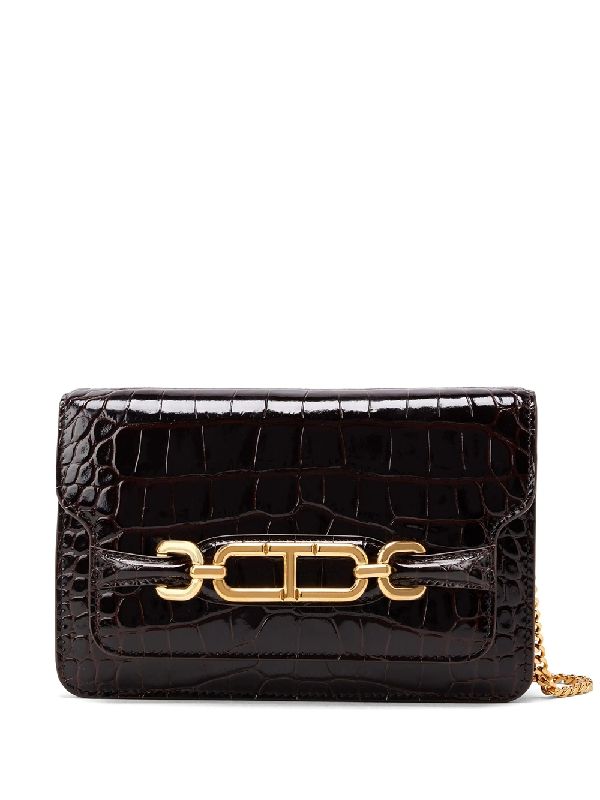 Whitney Croc-effect Leather Small
  Shoulder Bag